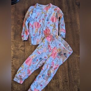 Gap Disney Collab Princess PJ Set/ 6-12 Months